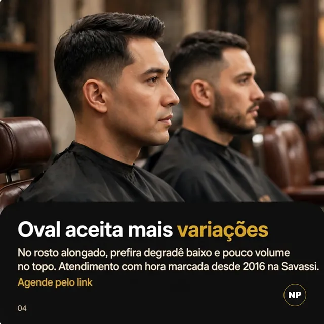 Slide 4: oval aceita mais variações, e o convite para agendar.