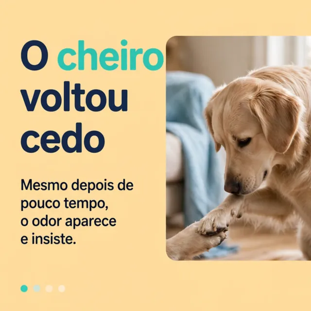Slide 2: o cheiro voltou cedo.